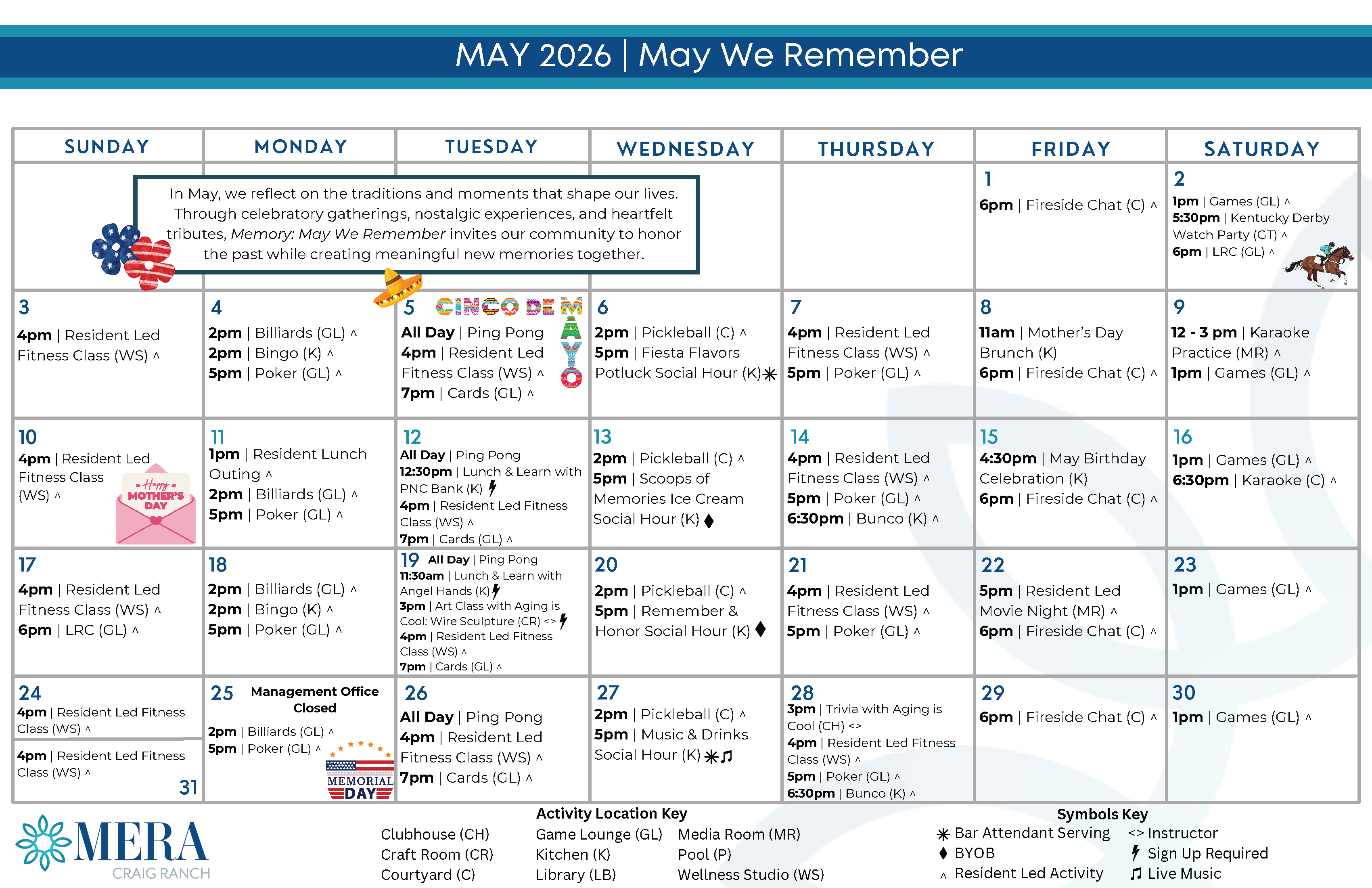 Resident Calendar