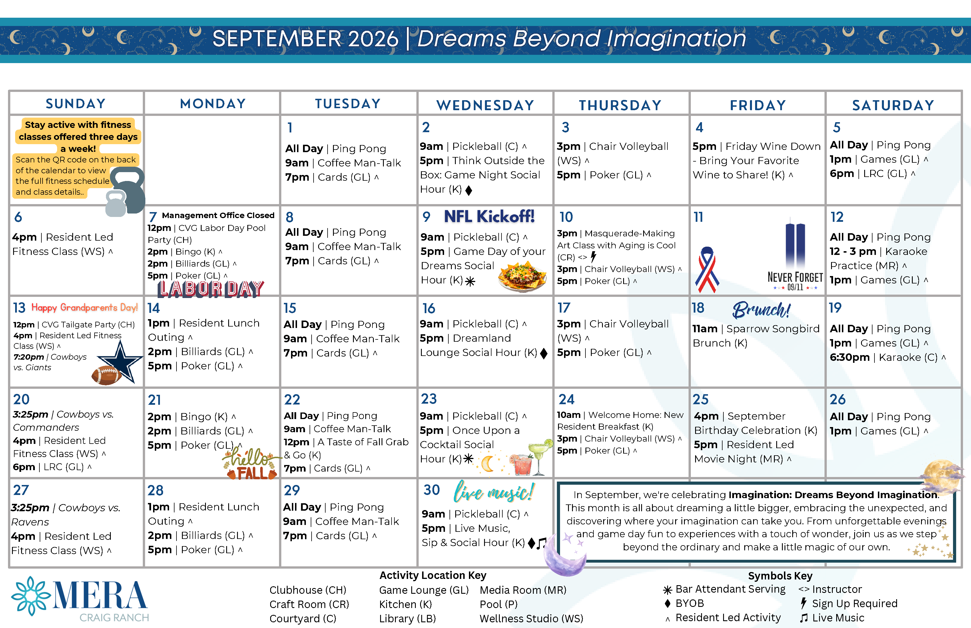 Resident Calendar